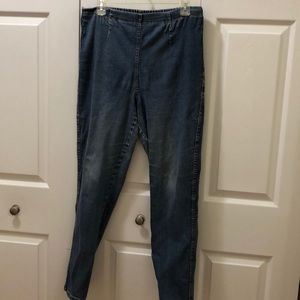 Elastic waist jeans